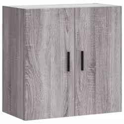 vidaXL Wall Cabinet Storage Cabinet Display Cabinet Brown Oak Engineered Wood - grey sonoma