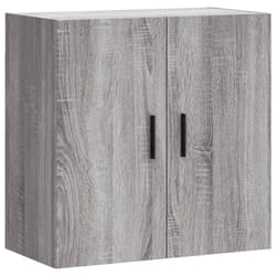 vidaXL Wall Cabinet Storage Cabinet Display Cabinet Brown Oak Engineered Wood - grey sonoma