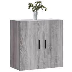 vidaXL Wall Cabinet Storage Cabinet Display Cabinet Brown Oak Engineered Wood - grey sonoma
