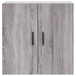 vidaXL Wall Cabinet Storage Cabinet Display Cabinet Brown Oak Engineered Wood - grey sonoma - Additional view 4