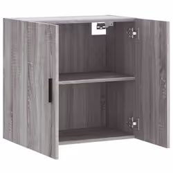 vidaXL Wall Cabinet Storage Cabinet Display Cabinet Brown Oak Engineered Wood - grey sonoma - Additional view 5