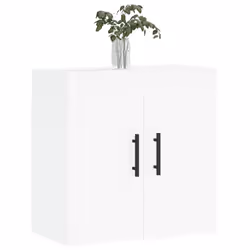vidaXL Wall Cabinet Storage Cabinet Display Cabinet Sonoma Oak Engineered Wood - white