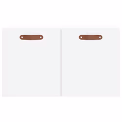 vidaXL Wall Cabinet Storage Cabinet Display Cabinet White Engineered Wood - Additional view 4