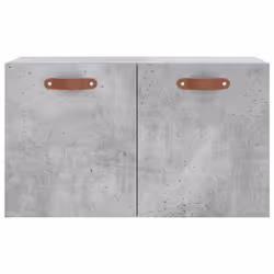 vidaXL Wall Cabinet Storage Cabinet Display Cabinet White Engineered Wood - concrete grey, 60 x 36.5 x 35 cm - Additional view 4