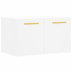 vidaXL Wall Cabinet Storage Cabinet Display Cabinet White Engineered Wood