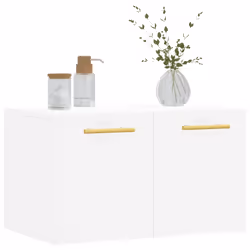 vidaXL Wall Cabinet Storage Cabinet Display Cabinet White Engineered Wood