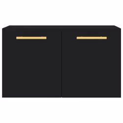 vidaXL Wall Cabinet Storage Cabinet Display Cabinet White Engineered Wood - black, 60 x 36.5 x 35 cm - Additional view 4