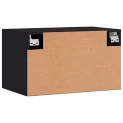 vidaXL Wall Cabinet Storage Cabinet Display Cabinet White Engineered Wood - black, 60 x 36.5 x 35 cm - Additional view 7