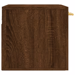 vidaXL Wall Cabinet Storage Cabinet Display Cabinet White Engineered Wood - brown oak, 60 x 36.5 x 35 cm - Additional view 6