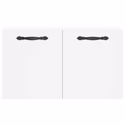 vidaXL Wall Cabinet Hanging Storage Cabinet Display Cabinet Engineered Wood - white, 60 x 36.5 x 35 cm - Additional view 4