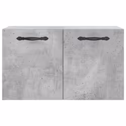 vidaXL Wall Cabinet Hanging Storage Cabinet Display Cabinet Engineered Wood - concrete grey, 60 x 36.5 x 35 cm - Additional view 4