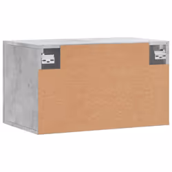 vidaXL Wall Cabinet Hanging Storage Cabinet Display Cabinet Engineered Wood - concrete grey, 60 x 36.5 x 35 cm - Additional view 7