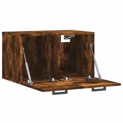 vidaXL Wall Cabinet Storage Cabinet Display Cabinet Sonoma Oak Engineered Wood - smoked oak, 60 x 36.5 x 35 cm - Additional view 5
