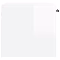 vidaXL Wall Cabinet Storage Cabinet Display Cabinet White Engineered Wood - high gloss white, 60 x 36.5 x 35 cm - Additional view 6