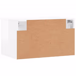 vidaXL Wall Cabinet Storage Cabinet Display Cabinet White Engineered Wood - high gloss white, 60 x 36.5 x 35 cm - Additional view 7