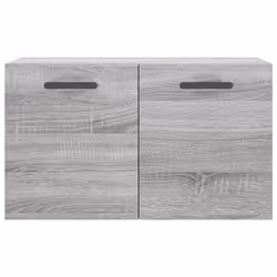 vidaXL Wall Cabinet Storage Cabinet Display Cabinet White Engineered Wood - grey sonoma, 60 x 36.5 x 35 cm - Additional view 4