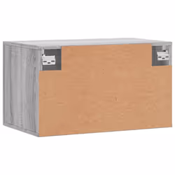vidaXL Wall Cabinet Storage Cabinet Display Cabinet White Engineered Wood - grey sonoma, 60 x 36.5 x 35 cm - Additional view 7