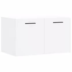 vidaXL Wall Cabinet Storage Cabinet Display Cabinet White Engineered Wood - white, 60 x 36.5 x 35 cm