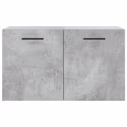 vidaXL Wall Cabinet Storage Cabinet Display Cabinet White Engineered Wood - concrete grey, 60 x 36.5 x 35 cm - Additional view 4