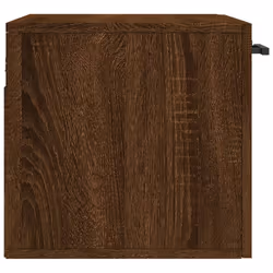 vidaXL Wall Cabinet Wall Storage Display Cabinet Grey Sonoma Engineered Wood - brown oak, 60 x 36.5 x 35 cm - Additional view 6
