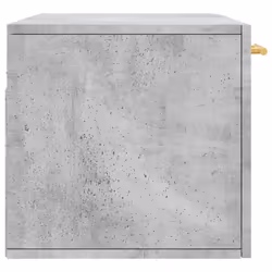 vidaXL Wall Cabinet Storage Cabinet Display Cabinet White Engineered Wood - concrete grey, 80 x 36.5 x 35 cm - Additional view 6