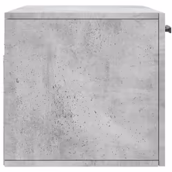 vidaXL Wall Cabinet Storage Cabinet Display Cabinet White Engineered Wood - concrete grey, 80 x 36.5 x 35 cm - Additional view 6