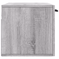 vidaXL Wall Cabinet Wall Storage Display Cabinet Grey Sonoma Engineered Wood - grey sonoma, 80 x 36.5 x 35 cm - Additional view 6