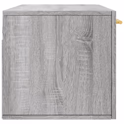 vidaXL Wall Cabinet Storage Cabinet Display Cabinet White Engineered Wood - grey sonoma, 100 x 36.5 x 35 cm - Additional view 6