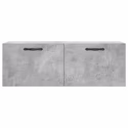 vidaXL Wall Cabinet Hanging Storage Cabinet Display Cabinet Engineered Wood - concrete grey, 100 x 36.5 x 35 cm - Additional view 3