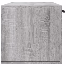 vidaXL Wall Cabinet Wall Storage Display Cabinet Grey Sonoma Engineered Wood - grey sonoma, 100 x 36.5 x 35 cm - Additional view 6