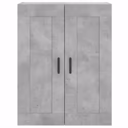 vidaXL Wall Mounted Cabinet Bathroom Cabinet Cupboard White Engineered Wood - concrete grey - Additional view 6