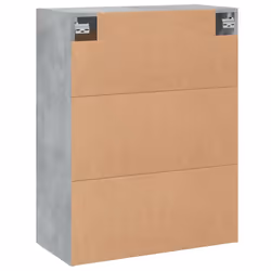vidaXL Wall Mounted Cabinet Bathroom Cabinet Cupboard White Engineered Wood - concrete grey - Additional view 8