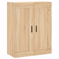 vidaXL Wall Mounted Cabinet Display Cabinet High Gloss White Engineered Wood - sonoma oak