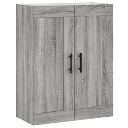 vidaXL Wall Mounted Cabinet Cupboard Side Cabinet Sonoma Oak Engineered Wood - grey sonoma