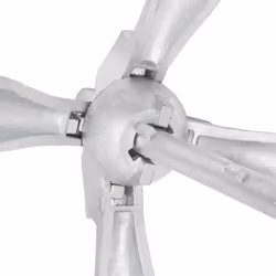 vidaXL Folding Anchor Grappling Portable Grapnel Marine Boat Anchor Silver Iron - 3.2 kg, with rope - Additional view 7