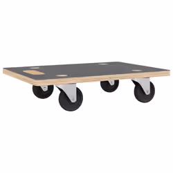 vidaXL Dolly Trolleys Moving Trolley Furniture Mover Slider 2 pcs Rectangular - 80 x 55 x 11.5 cm - Additional view 5