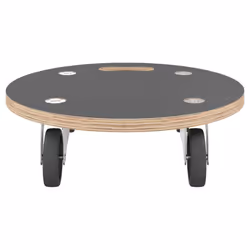 vidaXL Dolly Trolleys Moving Trolley Furniture Mover Slider 2 pcs Rectangular - 38 x 11.5 cm - Additional view 4
