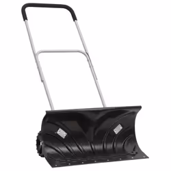 vidaXL Snow Shovel Snow Removal with Extendable Handle Orange Blade Steel - 66 cm