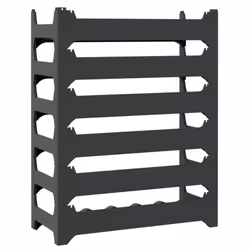 vidaXL Wine Rack Wine Shelf Whisky Bottle Holder Drinking Rack PP Stackable - 36 bottle - Additional view 4