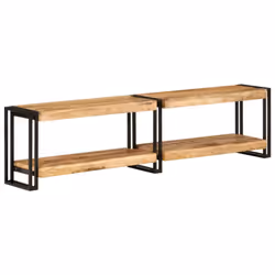 vidaXL TV Cabinet TV Unit Sideboard Media Cabinet TV Stand Solid Wood Mango