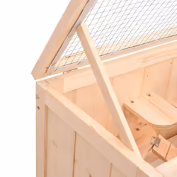 vidaXL Hamster Cage Small Animal Cage Hamster House Rat Cage Solid Wood Fir - Additional view 7