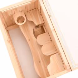 vidaXL Hamster Cage Small Animal Cage Hamster House Rat Cage Solid Wood Fir - Additional view 6