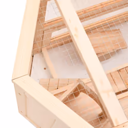 vidaXL Hamster Cage Small Animal Cage Hamster House Rat Cage Solid Wood Fir - Additional view 7