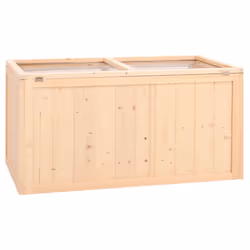 vidaXL Hamster Cage Small Animal Cage Hamster House Rat Cage Solid Wood Fir - 89.5 x 45 x 45 cm - Additional view 5