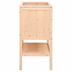 vidaXL Hamster Cage Small Animal Cage Hamster House Rat Cage Solid Wood Fir - Additional view 4