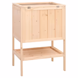vidaXL Hamster Cage Small Animal Cage Hamster House Rat Cage Solid Wood Fir - Additional view 5