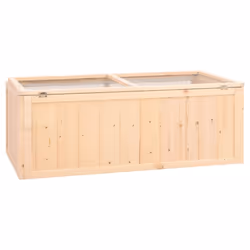 vidaXL Hamster Cage Small Animal Cage Hamster House Rat Cage Solid Wood Fir - Additional view 5