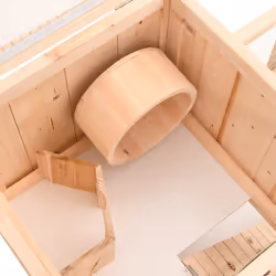 vidaXL Hamster Cage Small Animal Cage Hamster House Rat Cage Solid Wood Fir - Additional view 6