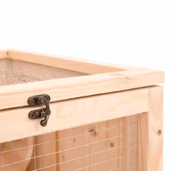 vidaXL Hamster Cage Small Animal Cage Hamster House Rat Cage Solid Wood Fir - Additional view 7