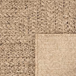 vidaXL Rug Floor Carpet for Indoor and Outdoor Door Mat Kitchen Rug Jute Look - 80 x 150 cm, square - Additional view 5